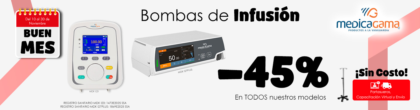 BOMBAS DE INFUSIÓN - MedicaGama